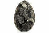 Septarian Dragon Egg Geode - Large Barite Crystals #185635-1
